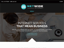 Tablet Screenshot of netwide.co.za